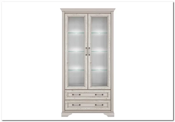 Заказать Шкаф-витрина Stylius (Стилиус) B169-REG2W2S BRW по цене 49 740 руб. в Новосибирске Заказать Шкаф-витрина Stylius (Стилиус) B169-REG2W2S BRW по цене 49 740 руб. в Новосибирске