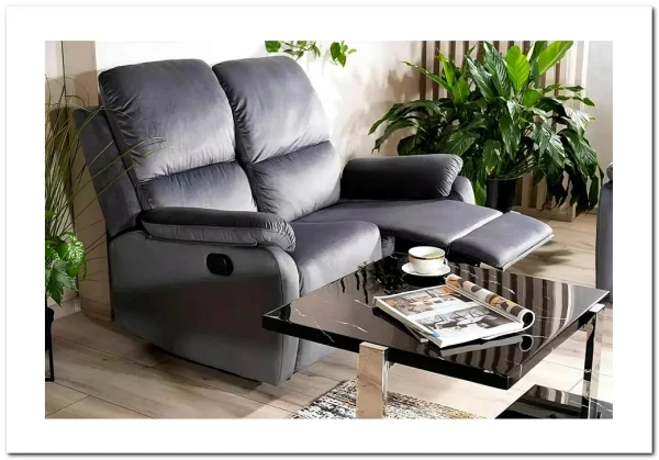 Заказать Диван-реклайнер Signal SPENCER 2 VELVET (серый) по цене 68 946 руб. в Новосибирске