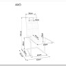 Заказать Стул кухонный SIGNAL AXO Brego 18 серый/черный по цене 9 382 руб. в Новосибирске