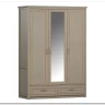Заказать Шкаф с зеркалом Классик SZF2D1L2S глиняный серый БРВ по цене 105 620 руб. в Новосибирске