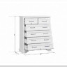 Заказать Комод Stylius (Стилиус) B169-KOM6S BRW по цене 37 800 руб. в Новосибирске
