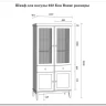 Заказать Шкаф для посуды Бон Вояж 222 из массива сосны по цене 51 265 руб. в Новосибирске
