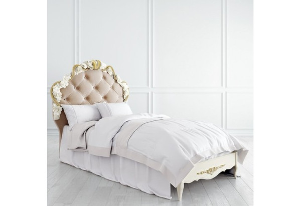 Купить Кровать с мягким изголовьем 90*190 Romantic R409-K02-AG-B01 с доставкой по России по цене производителя можно в магазине Другая мебель в Новосибирске