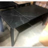 Заказать Стол CORNER 120 MATT BLACK MARBLE SOLID CERAMIC / BLACK, DISAUR по цене 53 750 руб. в Новосибирске