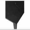 Заказать Стол CORNER 120 MATT BLACK MARBLE SOLID CERAMIC / BLACK, DISAUR по цене 53 750 руб. в Новосибирске