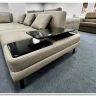 Заказать Модульный диван Милан-1 Soft Time с баром  и пуфом по цене 227 920 руб. в Новосибирске