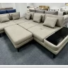 Заказать Модульный диван Милан-1 Soft Time с баром  и пуфом по цене 227 920 руб. в Новосибирске