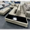 Заказать Модульный диван Милан-1 Soft Time с баром  и пуфом по цене 227 920 руб. в Новосибирске