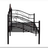 Купить Кровать Federica (mod. AT-881) 90*200 см (Day bed), красный дуб/черный с доставкой по России по цене производителя можно в магазине Другая мебель в Новосибирске