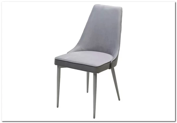 Заказать Стул NEPAL-P СВЕТЛО-СЕРЫЙ BM-4, велюр/ белый каркас по цене 7 100 руб. в Новосибирске