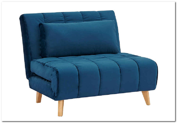 Заказать Диван BILLY VELVET TAP.188  Signal (синий/бук) по цене 50 786 руб. в Новосибирске