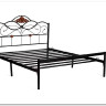 Купить Кровать Federica (mod. AT-881) 160*200 (Queen bed), красный дуб/черный с доставкой по России по цене производителя можно в магазине Другая мебель в Новосибирске