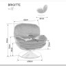 Заказать Кресло SIGNAL BRIGITTE Brego 68 карри/хром по цене 41 646 руб. в Новосибирске