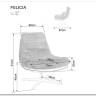 Заказать Кресло SIGNAL FELICIA Raven 44 корица/бежевый/черный мат по цене 39 807 руб. в Новосибирске