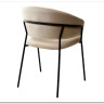 Заказать Стул ГЕММА цвет бежевый #H06 велюр / черный каркас по цене 6 500 руб. в Новосибирске