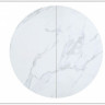Заказать Стол TRENTO 120 HIGH GLOSS STATUARIO Белый мрамор глянцевый, керамика/ белый каркас по цене 73 620 руб. в Новосибирске