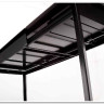 Заказать Стол CREMONA 140 HIGH GLOSS STATUARIO Белый мрамор глянцевый керамика/ черный каркас по цене 74 610 руб. в Новосибирске