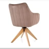 Заказать Стул кухонный Signal AZALIA D Velvet Bluvel 40 поворотный (темно-бежевый/дуб) по цене 21 209 руб. в Новосибирске