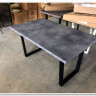 Заказать Стол ЛОФТ Бетон Портленд/ Черный 138 по цене 22 500 руб. в Новосибирске