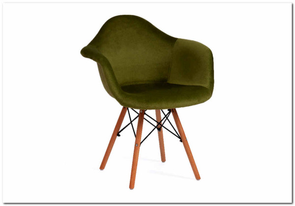 Заказать Кресло Secret De Maison CINDY SOFT (EAMES) (mod. 101) зеленый (HLR 54)/натуральный по цене 7 720 руб. в Новосибирске