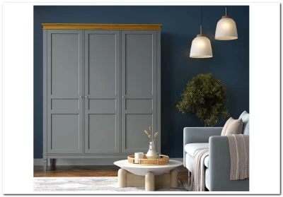 Шкаф для одежды Ольса-С 30 из массива сосны