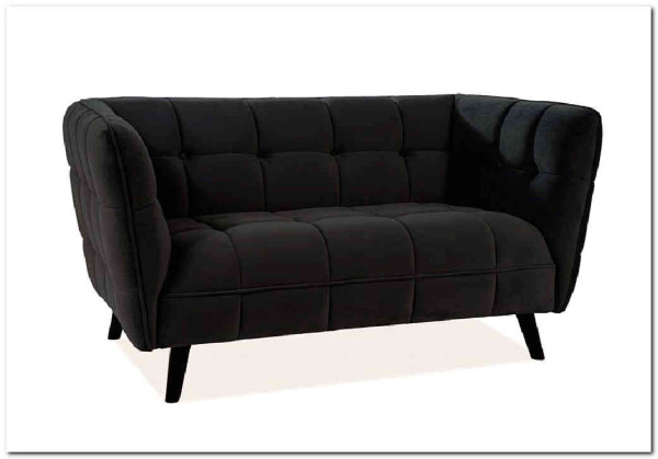 Заказать Диван CASTELLO 2 Velvet Bluvel 19  Signal (черный) по цене 84 495 руб. в Новосибирске