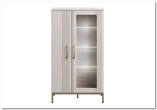 Заказать Тумба-витрина Бетти кашемир 1V1D BRW по цене 23 690 руб. в Новосибирске