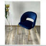 Заказать Стул AGNES BLUVEL-86 NAVY BLUE, золотой каркас по цене 4 725 руб. в Новосибирске