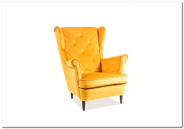 Заказать Кресло LADY Velvet Bluvel 68  Signal (карри) по цене 47 283 руб. в Новосибирске