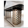 Заказать Стол CHIAVARI 220 KL-116 Черный мрамор матовый, итальянская керамика / бронзовый, DISAUR по цене 84 420 руб. в Новосибирске