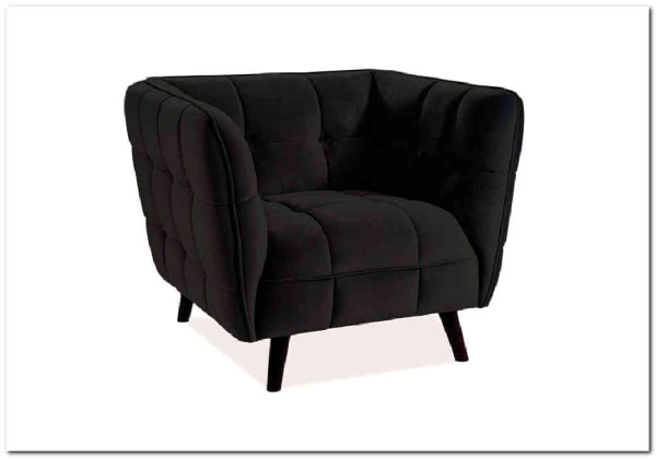 Заказать Кресло CASTELLO 1 Velvet Bluvel 19  Signal (черный) по цене 64 889 руб. в Новосибирске Заказать Кресло CASTELLO 1 Velvet Bluvel 19  Signal (черный) по цене 64 889 руб. в Новосибирске