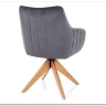 Заказать Стул кухонный Signal AZALIA D Velvet Bluvel 14 поворотный (серый/дуб) по цене 21 209 руб. в Новосибирске