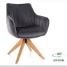 Заказать Стул кухонный Signal AZALIA D Velvet Bluvel 14 поворотный (серый/дуб) по цене 21 209 руб. в Новосибирске