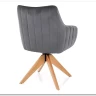 Заказать Стул кухонный Signal AZALIA D Velvet Bluvel 14 поворотный (серый/дуб) по цене 21 209 руб. в Новосибирске
