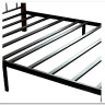 Купить Кровать AT-126 дерево гевея/металл 90*200 (Single bed), красный дуб/черный с доставкой по России по цене производителя можно в магазине Другая мебель в Новосибирске