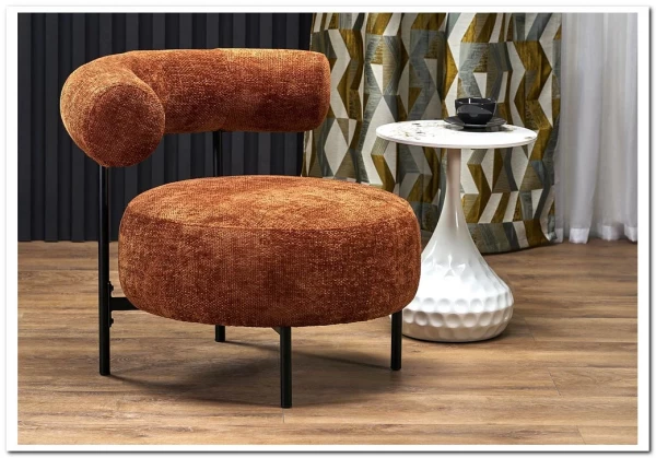 Заказать Кресло HALMAR HAZARD корица/черный по цене 27 511 руб. в Новосибирске