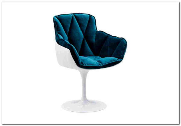 Заказать Кресло DС-1571D Marin blue fabric 7033-29 по цене 25 800 руб. в Новосибирске