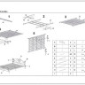 Заказать Кровать Halmar VIOLETTA (белый/черный) 160/200 по цене 41 453 руб. в Новосибирске