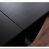 Заказать Стол обеденный Signal SALVADORE Ceramic 160 раскладной (черный Sahara Noir/черный мат) по цене 136 583 руб. в Новосибирске