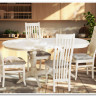 Заказать Стул DOLCE мягкое сидение бук, ivory white, велюр Tenerife Ultimate grey по цене 9 920 руб. в Новосибирске