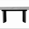 Заказать Стол RASMUS 160 TL-45 Белый мрамор, испанская керамика / черный каркас, DISAUR по цене 95 250 руб. в Новосибирске