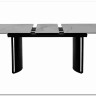 Заказать Стол RASMUS 160 TL-45 Белый мрамор, испанская керамика / черный каркас, DISAUR по цене 95 250 руб. в Новосибирске