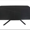 Заказать Стол обеденный Signal VECTOR Ceramic 160 (черный/черный) по цене 79 220 руб. в Новосибирске