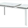 Заказать Стол CORNER 120 MATTE STATUARIO Белый мрамор матовый керамика, стекло/ белый каркас по цене 59 400 руб. в Новосибирске