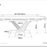 Заказать Стол обеденный Signal GENESIS 180 раскладной (белый/дуб) по цене 102 219 руб. в Новосибирске