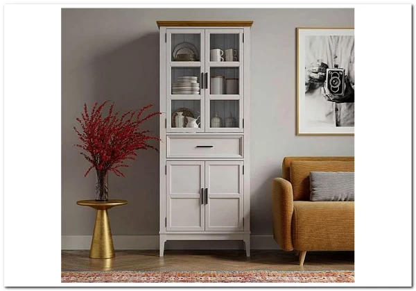 Заказать Шкаф для посуды Квадро-С 221-185 по цене 57 390 руб. в Новосибирске