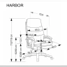 Заказать Кресло компьютерное Halmar HARBOR (черный) по цене 24 820 руб. в Новосибирске