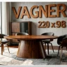 Заказать Стол обеденный Halmar VAGNER 220 (орех) по цене 91 088 руб. в Новосибирске
