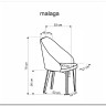 Заказать Стул кухонный Halmar MALAGA Mavel 14/Stelar 92 (серый/бук) по цене 22 478 руб. в Новосибирске