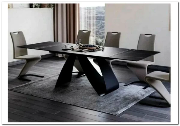 Заказать Стол обеденный Signal DIUNA CERAMIC раскладной (черный мат) по цене 154 060 руб. в Новосибирске